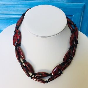 💰3/$15 36inch long Beaded Necklace M26